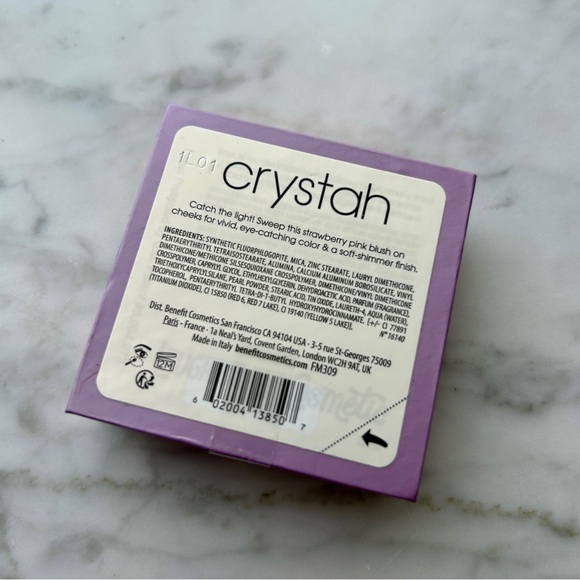 Benefit Cosmetics Crystal Pink Blush NWT - Picture 4 of 4